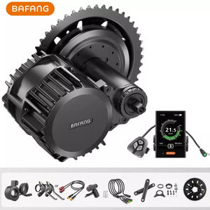 BAFANG 36V/48V 250W/750W/1000W BBS/01B/02B/HD Mid Drive Motor Conversion Kit DIY