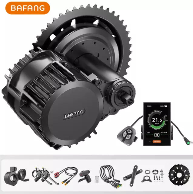 BAFANG 36V/48V 250W/750W/1000W BBS/01B/02B/HD Mid Drive Motor Conversion Kit DIY