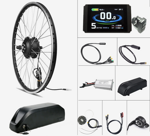 BAFANG Rear Hub Conversion Kit 250 500W Motor Battery Green Pedals